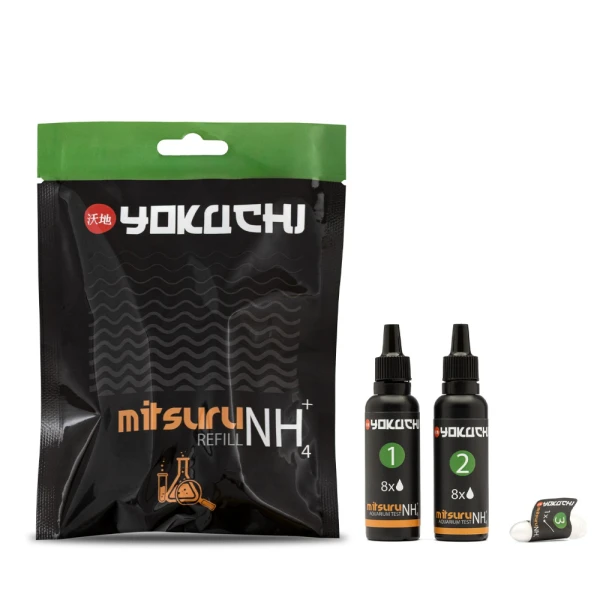 YOKUCHI Mitsuru Refill NH4 Wkład do Testu Amonu do Akwarium Słodkowodnego