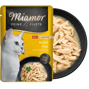 MIAMOR Feine Filets Kurczak w Sosie Karma Mokra dla Kota Saszetka 100g