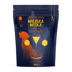 Miejska Miska Gaczoo Ramen Kaczka Karma Sucha dla Psów Ras Średnich 400g M/L