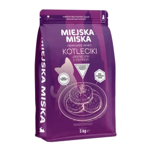Miejska Miska Gaczoo Kotleciki Jagnięcina Karma Sucha dla Kociąt 5kg XS/S