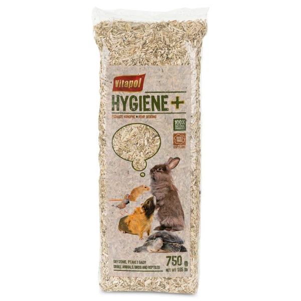 Vitapol Ściółka Konopna Podłoże dla Gryzoni Królika i Ptaków 750g