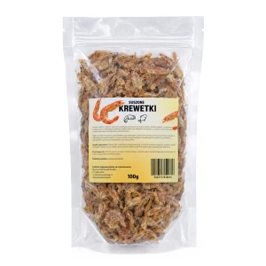 Suszone Krewetki 100g Pokarm dla Ryb Żółwi Gadów Ptaków Naturalny 100%
