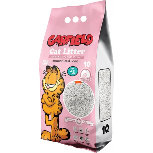 Garfield Żwirek Bentonitowy dla Kota Baby Powder 10L