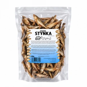 Suszona Stynka 500g Pokarm dla Dużych Ryb Gadów Płazów Naturalny 100%