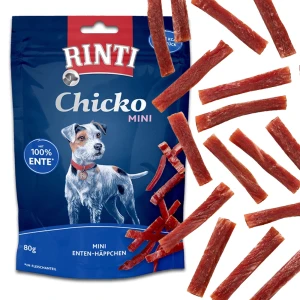 RINTI Chicko Mini Kaczka 80g Suszony Naturalny Przysmak dla Psów Dorosłych