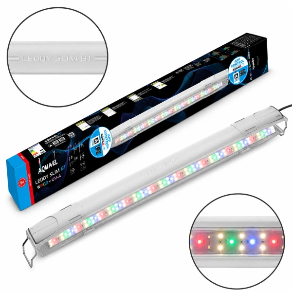 Aquael Leddy Slim BT 960 32W Biała Lampa LED WRGB+UV do Akwarium 100-120cm