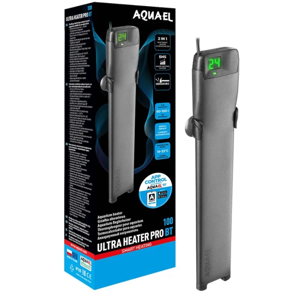 Aquael Ultra Heater Pro BT 100W Grzałka do Akwarium 60-100l Bluetooth