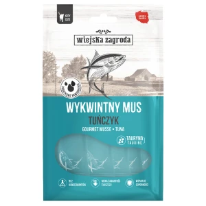 WIEJSKA ZAGRODA Wykwintny Mus Tuńczyk 6x15g Przysmak dla Dorosłych Kotów