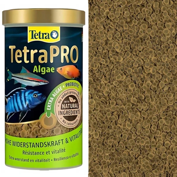 Tetra TetraPRO Algae 500ml/95g - Pokarm z Algami dla Ryb