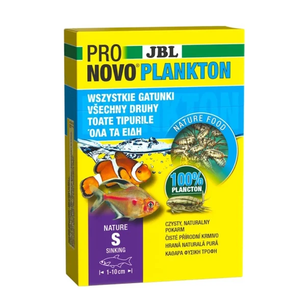 JBL ProNovo Plankton 8x10ml Naturalny Pokarm dla Małych Ryb Akwariowych