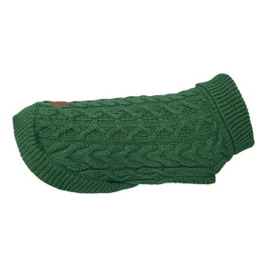 ZOLUX Jacquard Sweter dla Psa Zielony 40cm Buldog Francuski Jamnik