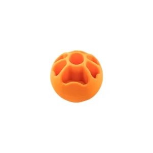 Fiboo Snack Fibool Pomarańczowy dla Psa Piłka na Przysmaki Zabawka 6 cm