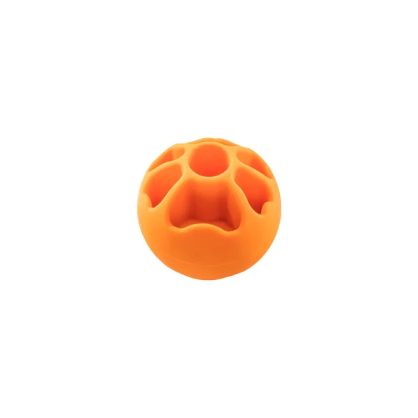 Fiboo Snack Fibool Pomarańczowy dla Psa Piłka na Przysmaki Zabawka 6 cm